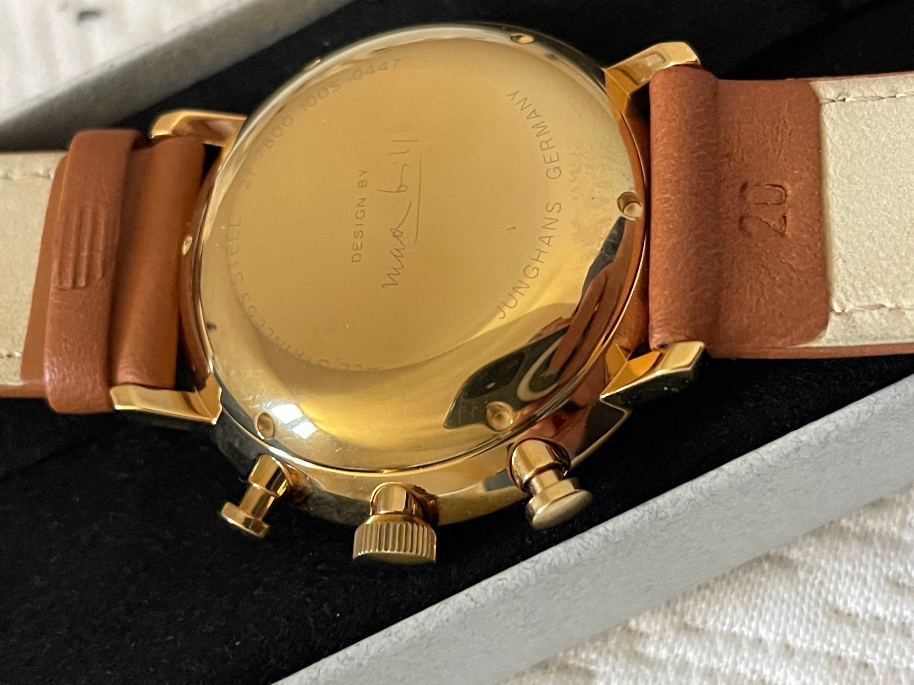 Junghans Uhren: JUNGHANS Max Bill Chronoscope, Ref. 027/7800.00. Ungetragen – Neu und originalverpackt aus Rodersdorf von luculus46 5
