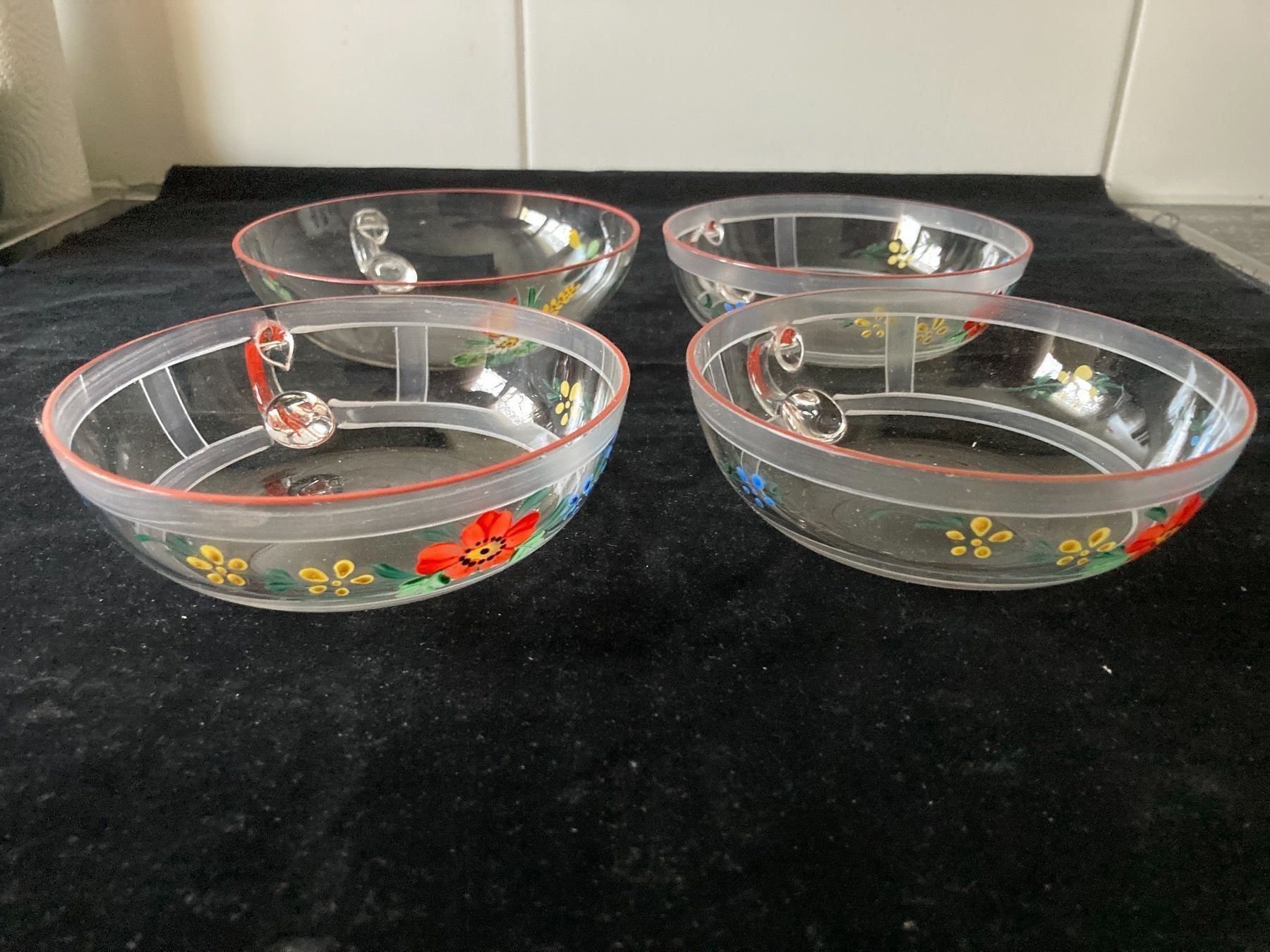 Tassen: 4 grosse, flache, Glas- Tassen – Gebraucht aus Zürich von Chaeffeler 3