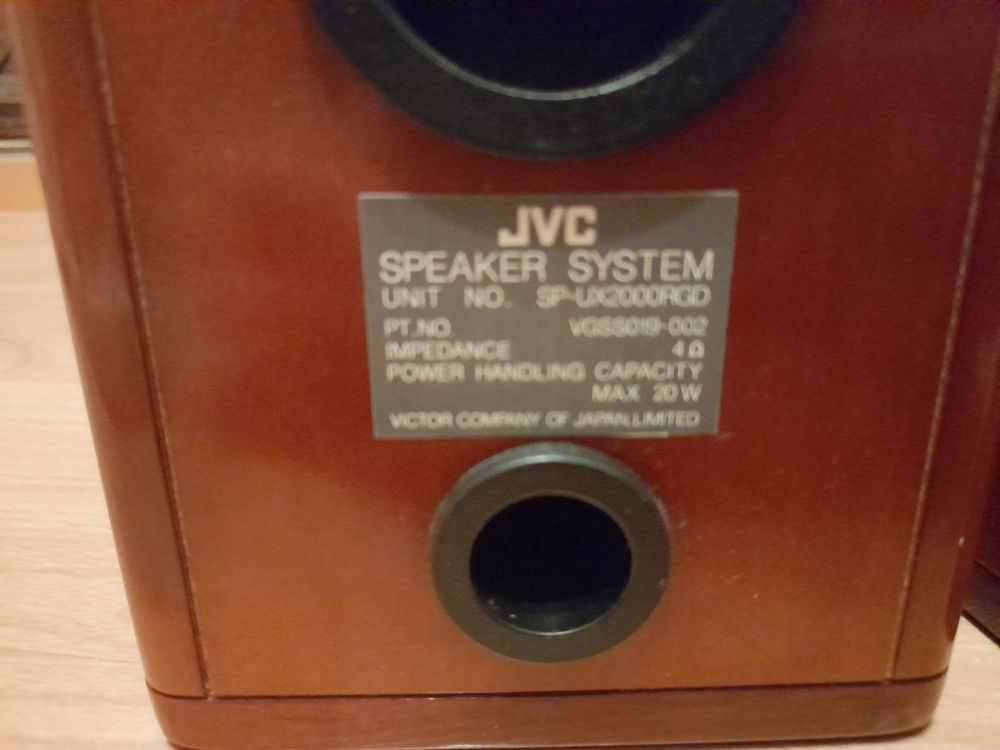2 Lautsprecher JVC SPUX2000RGD Kaufen auf Ricardo