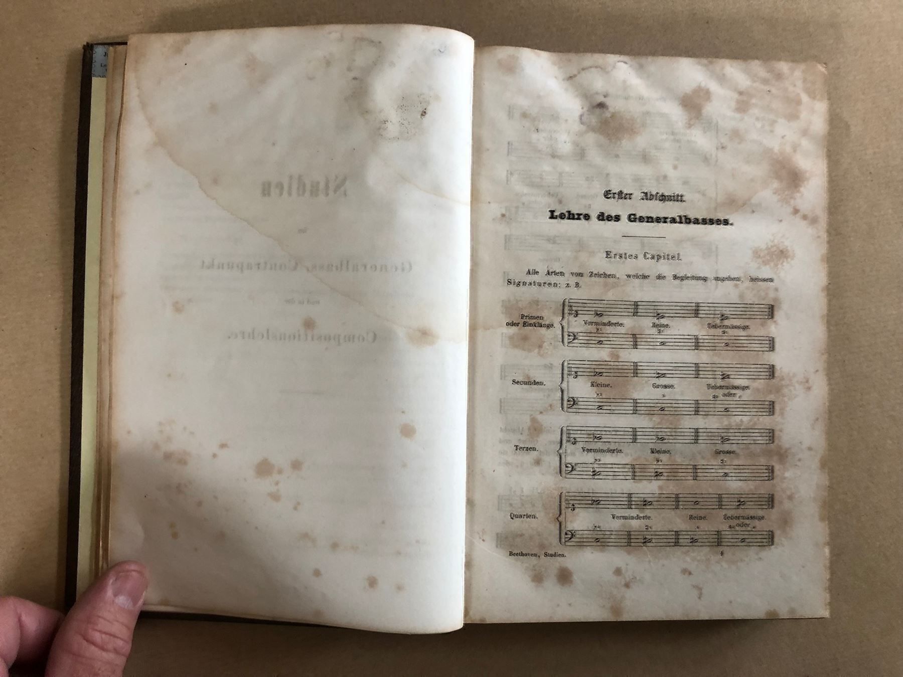 Bücher: Ignaz Ritter von Seyfried: Beethoven's Studien 1853 – Gebraucht aus Zürich von allp 6