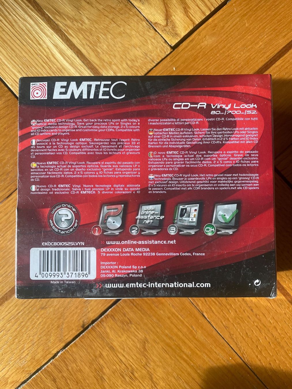 CD: EMTEC CD-R Vinyl Look 700MB - 10er Packung - Ori – Nuovo e nell'imballaggio originale da Genève venduto da Livsonman 1