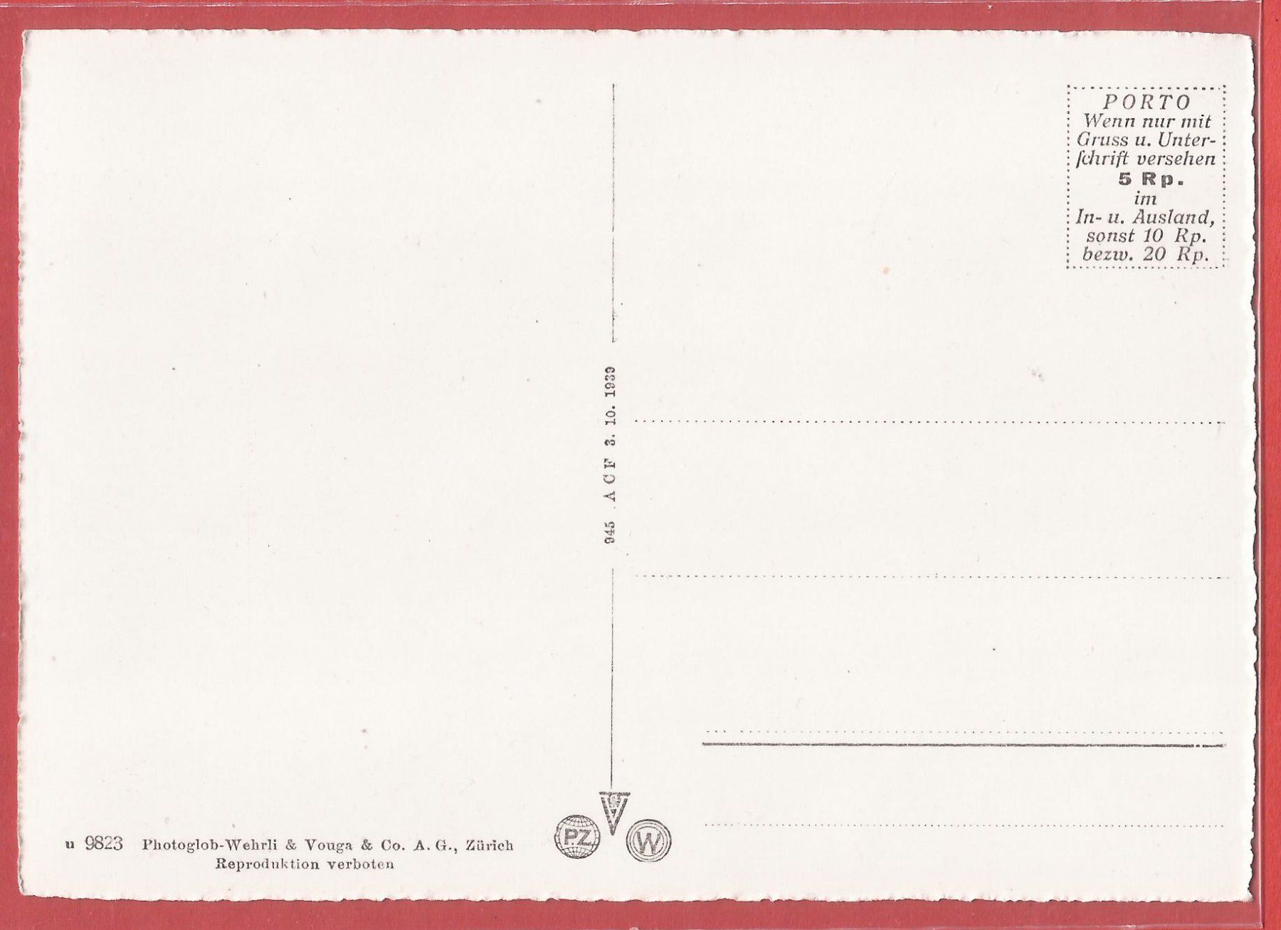 Ansichtskarten: Minusio bei Locarno - ca. 1940 – Gebraucht aus Fislisbach von Porano 1