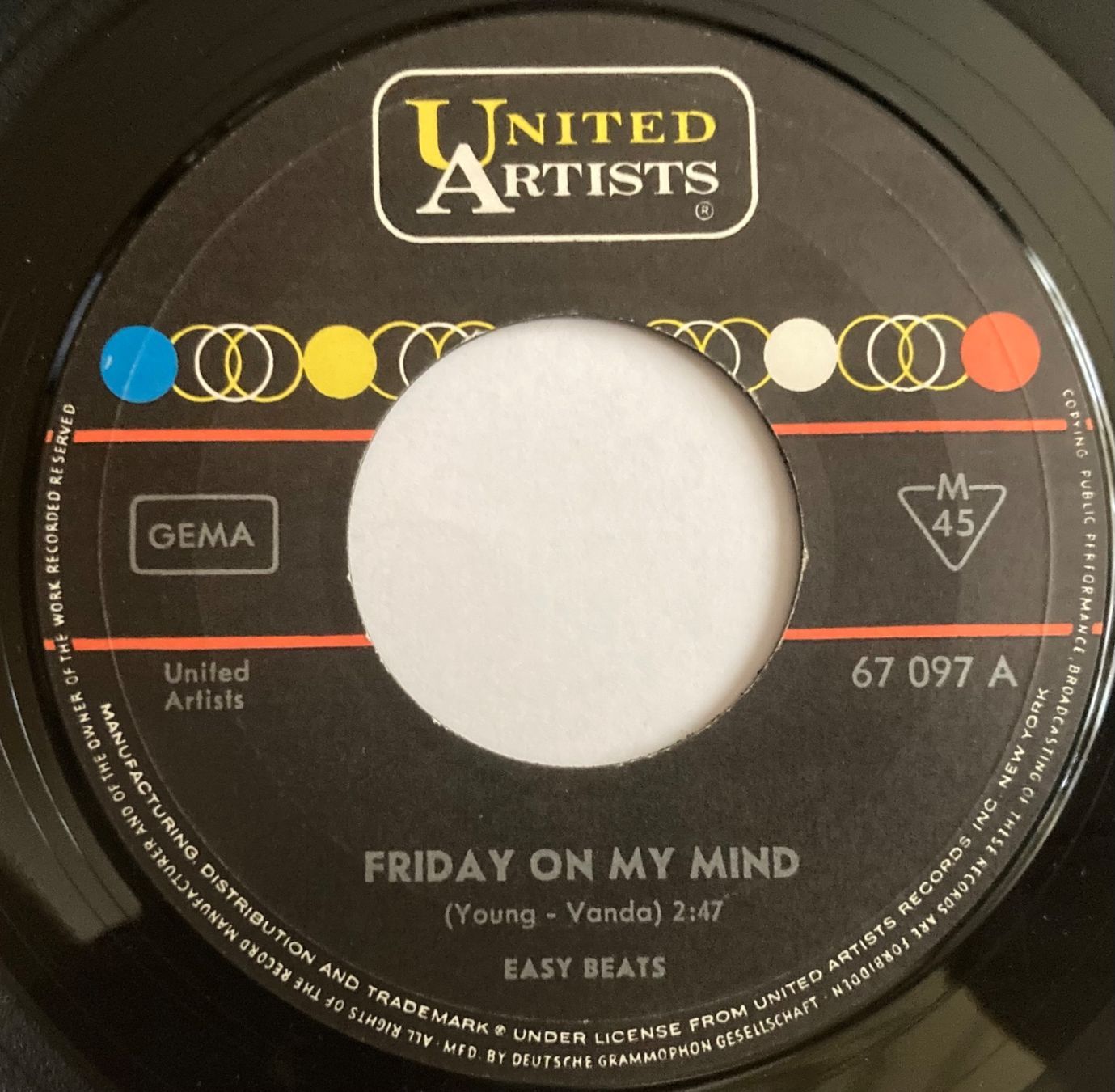 Schallplatten: EASY BEATS - FRIDAY ON MY MIND – Gebraucht aus Poliez-Pittet von Newtown-Records 2