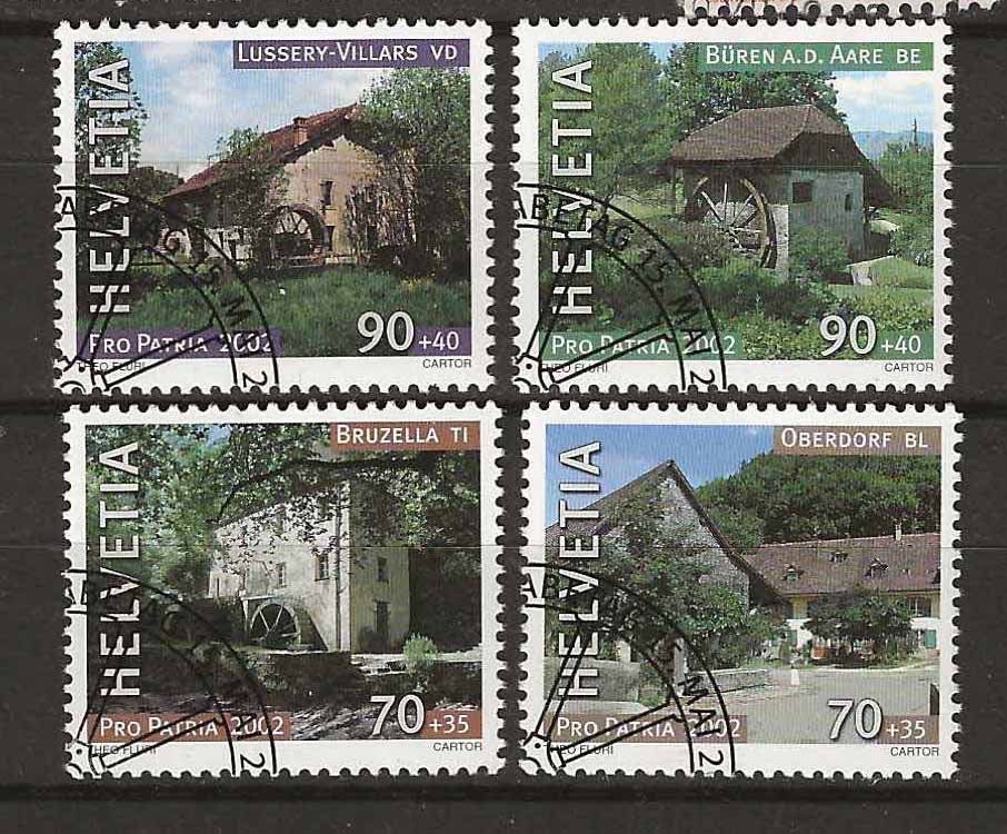 Alle Briefmarken: PP2002 - Pro Patria 2002 1er jour – Gebraucht aus Trélex von Phil_Albert