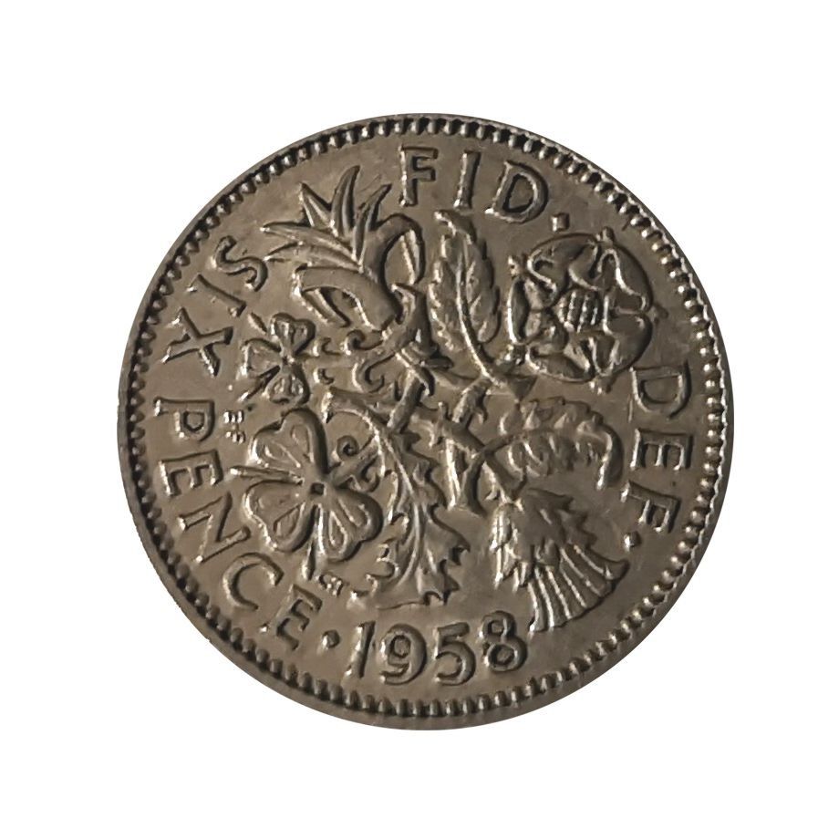 Tutti le monete: 6 Six Pence Grossbritanien 1958 – Nuovo (secondo la descrizione) da Kriens venduto da TSCH1