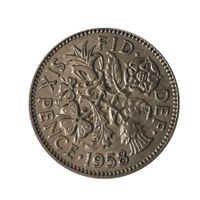 6 Six Pence Grossbritanien 1958
