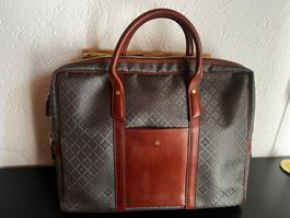 Balenciaga Paris Vintage Business Travel Bag Leder Canvas