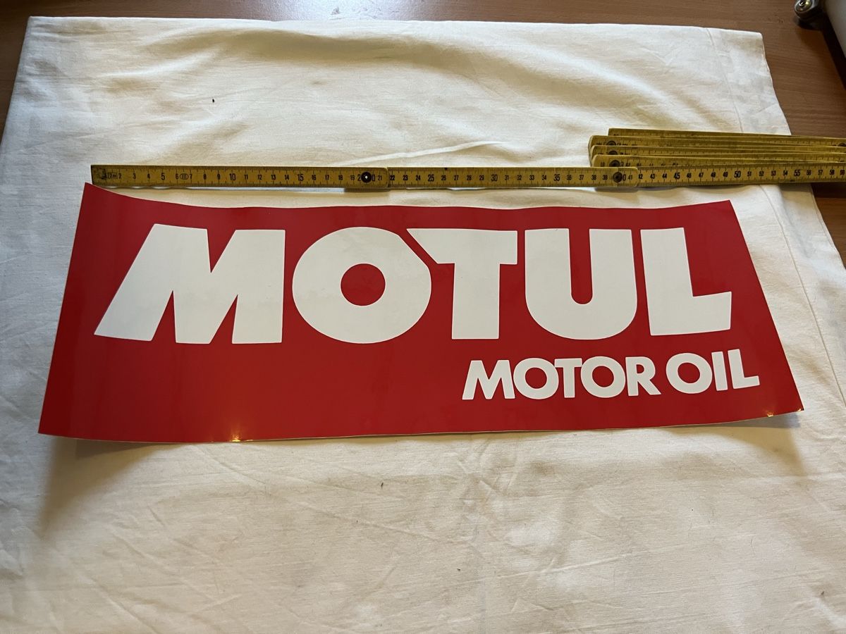 Motul Autocollants: Motul Sticker Rot Gross Vintage  – Neuf (Voir description) à bretzwil par nightflasher