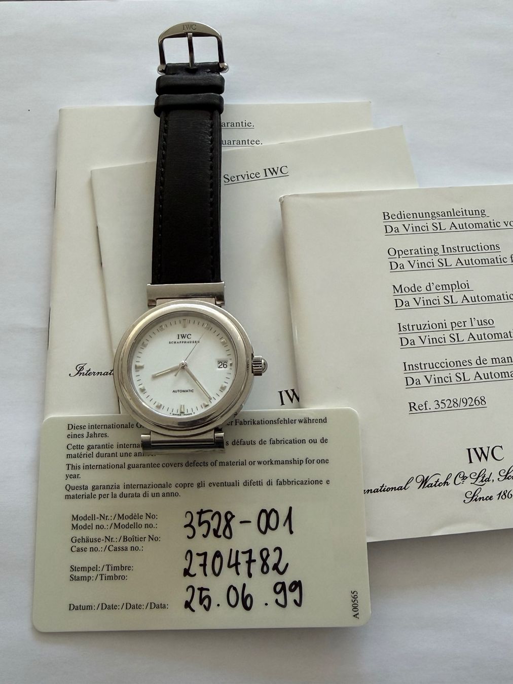 IWC Orologi: IWC Da Vinci SL Automatik – Usato da St. Margrethen SG venduto da Watchmen1972 2