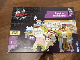 Krimi Puzzle, Die drei !, Skandal auf dem Reitturnier