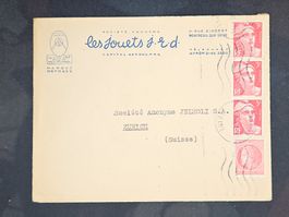 CL25 Enveloppe + Timbre France 1946