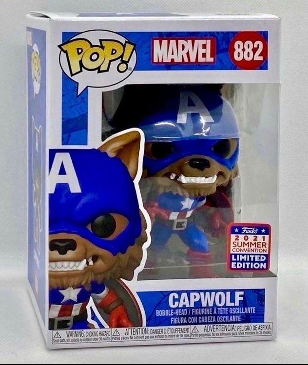 Funko Pop! Marvel, Capwolf 882, SDCC Shared Exclusive Kaufen auf Ricardo