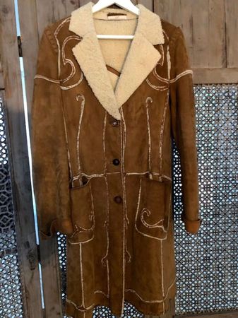 Designer Lammfellmantel Gr. 36