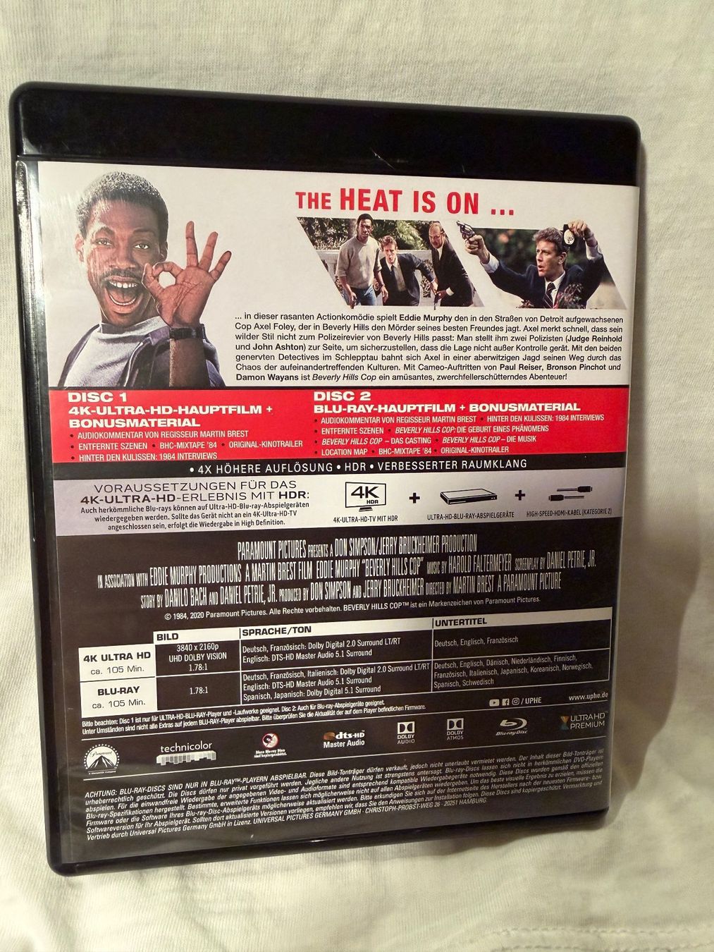 Tutti i DVDs: Beverly Hills Cop, 4K UHD, Eddi Murphy – Usato da Zollikofen venduto da hekote 1