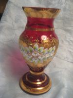 BLUMEN   VASE  MORANO GLAS