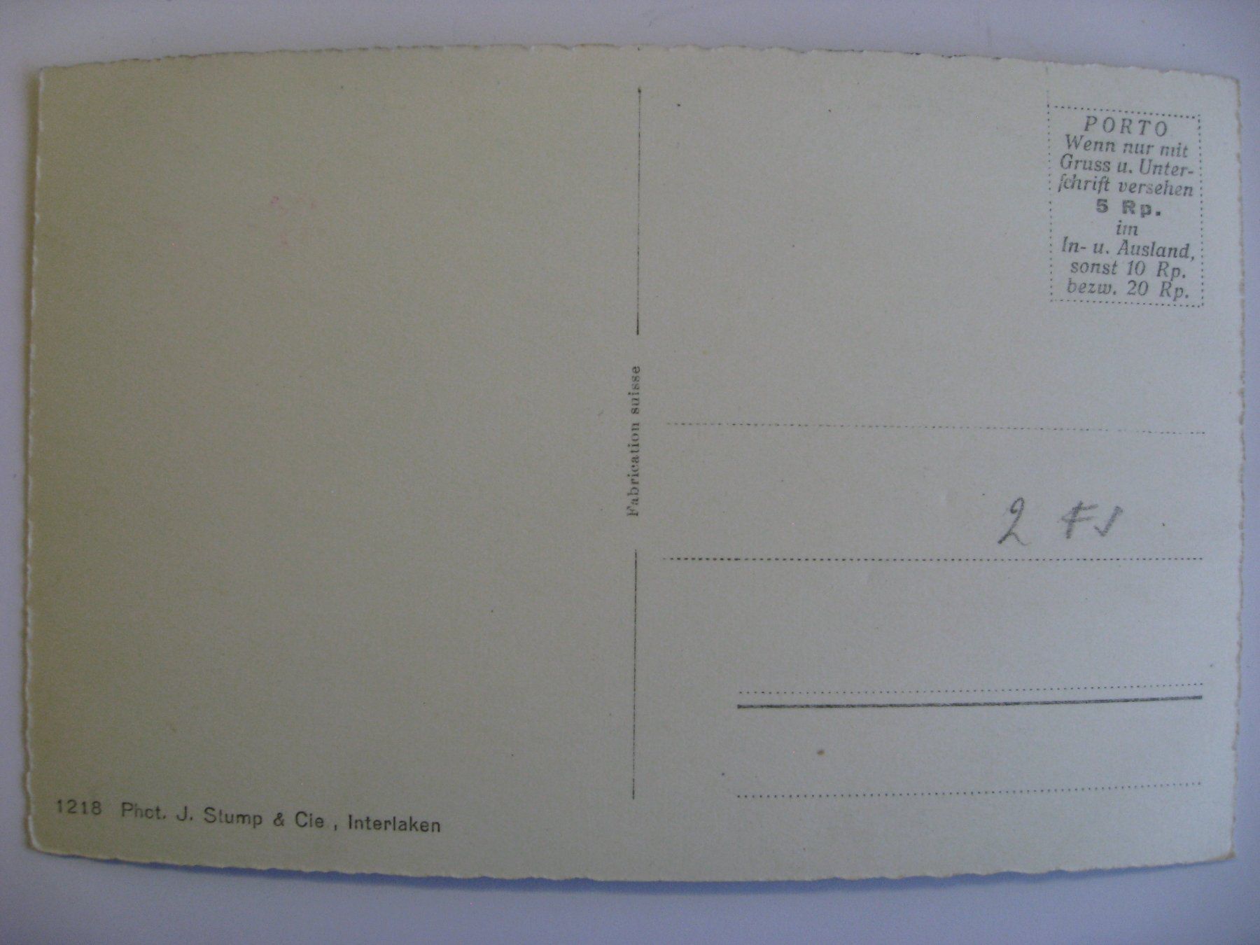 Cartoline postali: AK  Interlaken mit Strandbad – Usato da Gundetswil venduto da Egro100 1