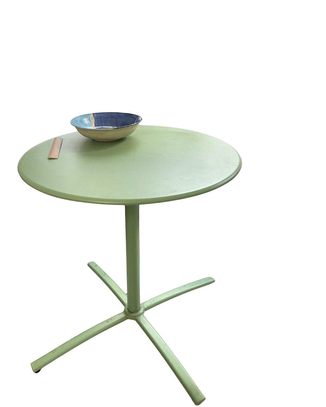 Ikea Tavoli: Bistrotisch pulverisiertes Aluminium – Usato da Zürich venduto da waldmaedchen