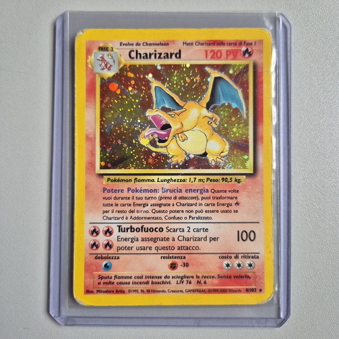 Charizard base set 1999 Pokémon Dracaufeu Glurak Vintage (Gebraucht) in ...