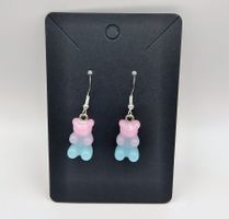 OHRRING Gummibärchen Ohrhänger CHARMS Blau-Rosafarbe