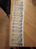 Alte 100 franken noten 