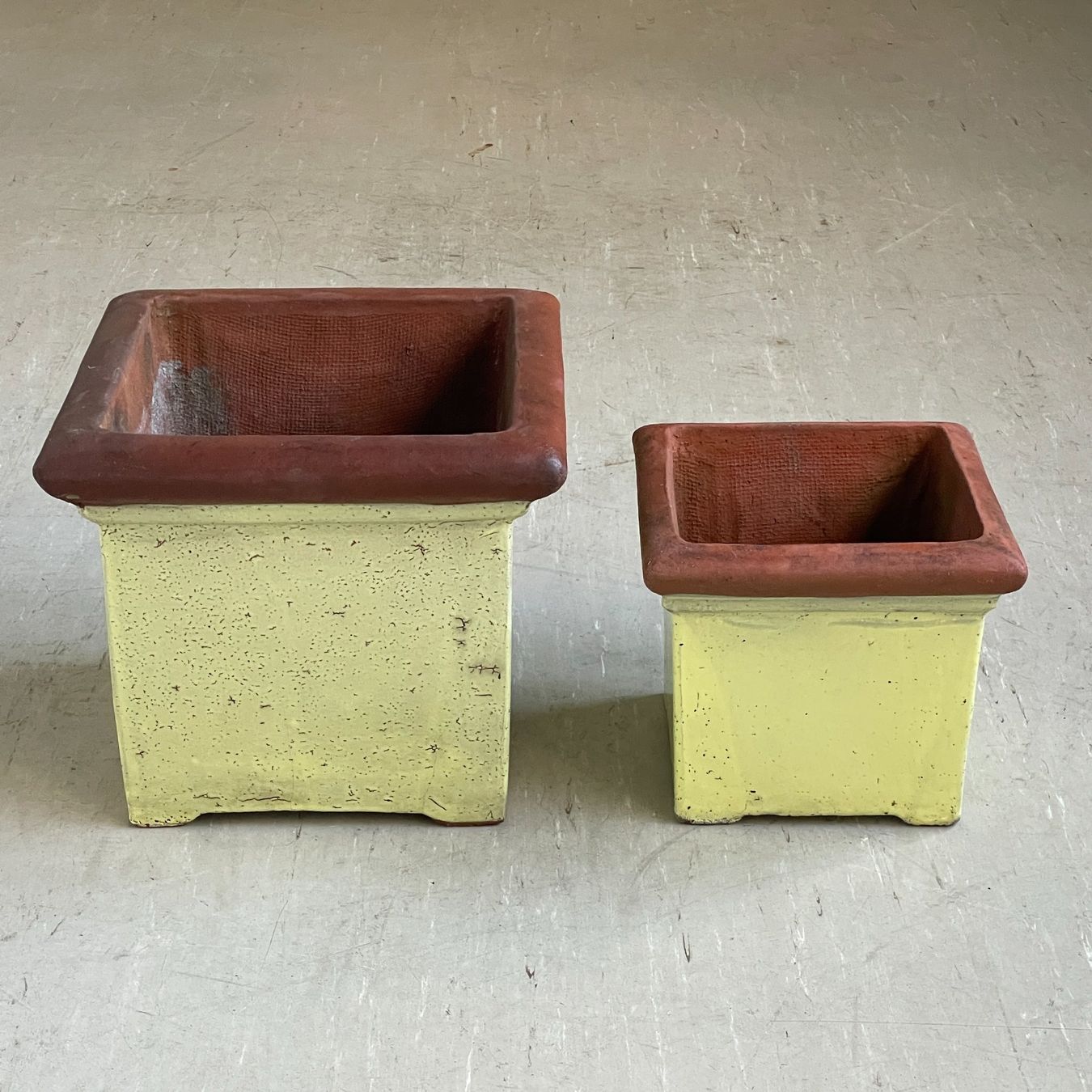 Vasi per fiori: 2er Set Pflanzentöpfe hellgrün – Usato da Bern venduto da Modern-Era 6