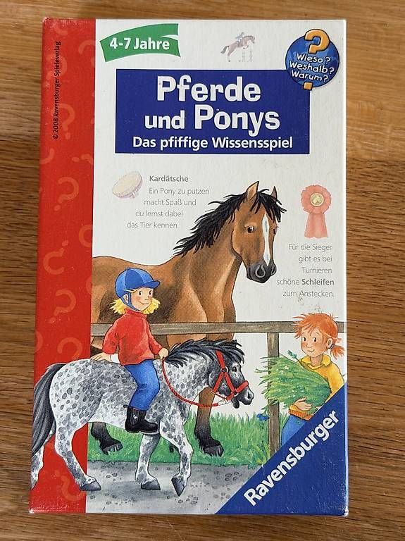 Ravensburger Spiele: Pferde und Ponys Wissensspiel wieso? weshalb? warum? – Gebraucht aus Gümligen von Sally777
