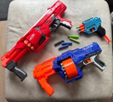 3 x Nerf Blaster inklusive Patronen