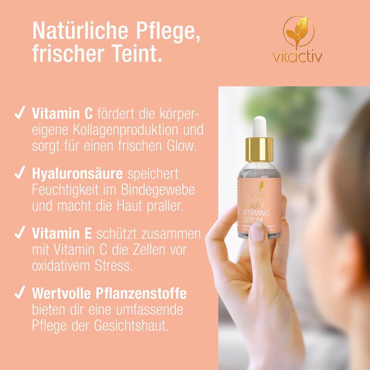 Gesichtspflege: BEAUTY VITAMIN C SERUM – 30 ml – Neu und originalverpackt aus Windisch von shop-easy 3