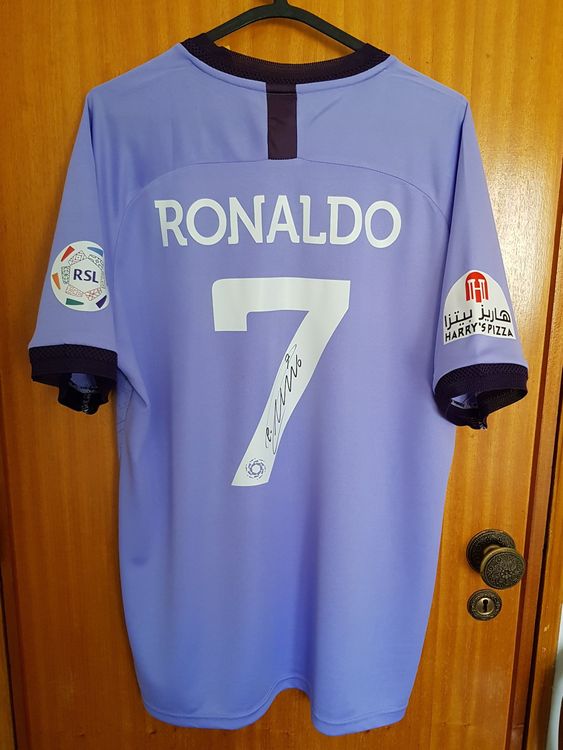 Cristiano Ronaldo - Al Nassr Away Spieler Trikot - Signiert