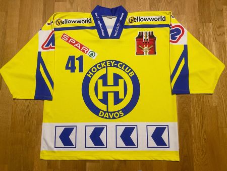 ORIGINAL HC DAVOS # 41 WEIBEL TRIKOT 2001/02 HCD XL
