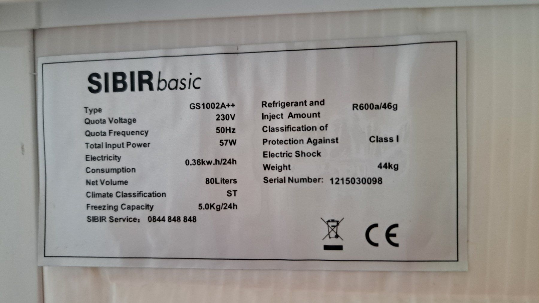 Sibir Gefrierschrank: Tiefkühlgerät Sibir Basic A++ – Gebraucht aus Rutschwil von ern_pf7j 2