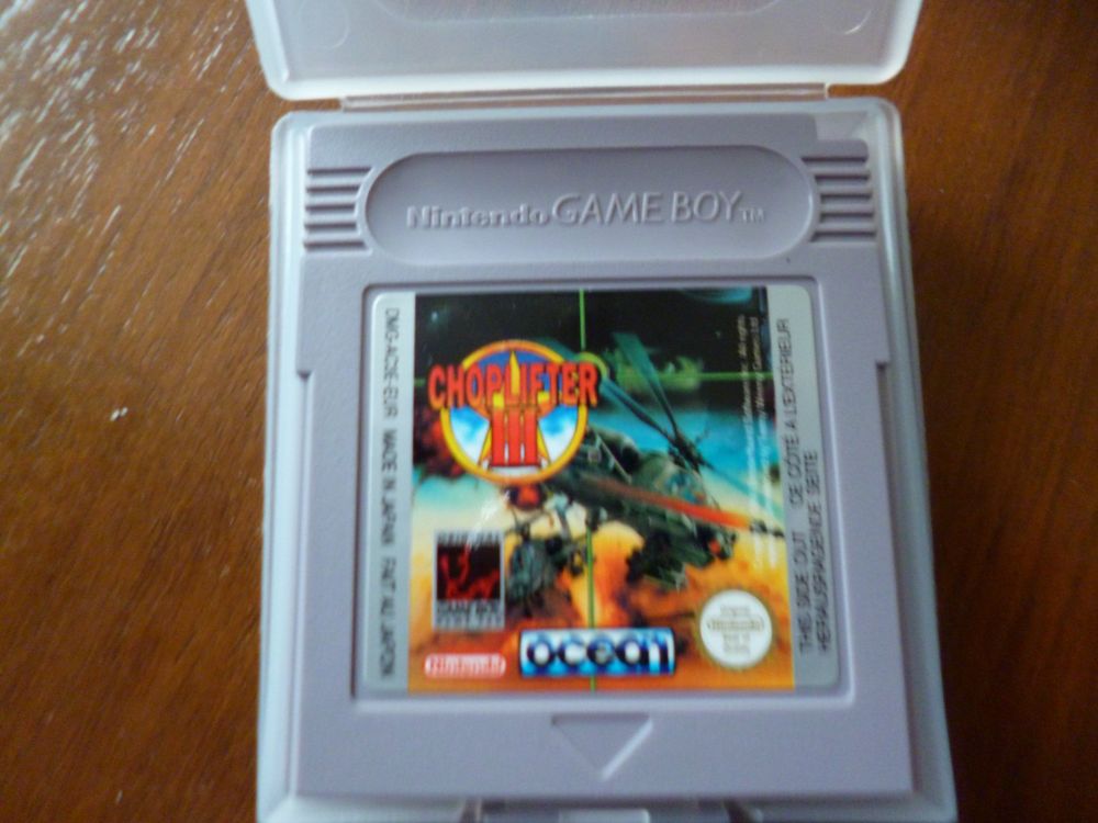 Kassette CHOPLIFTER III Helikopter zu Nintendo Game Boy (Neu (gemäss ...