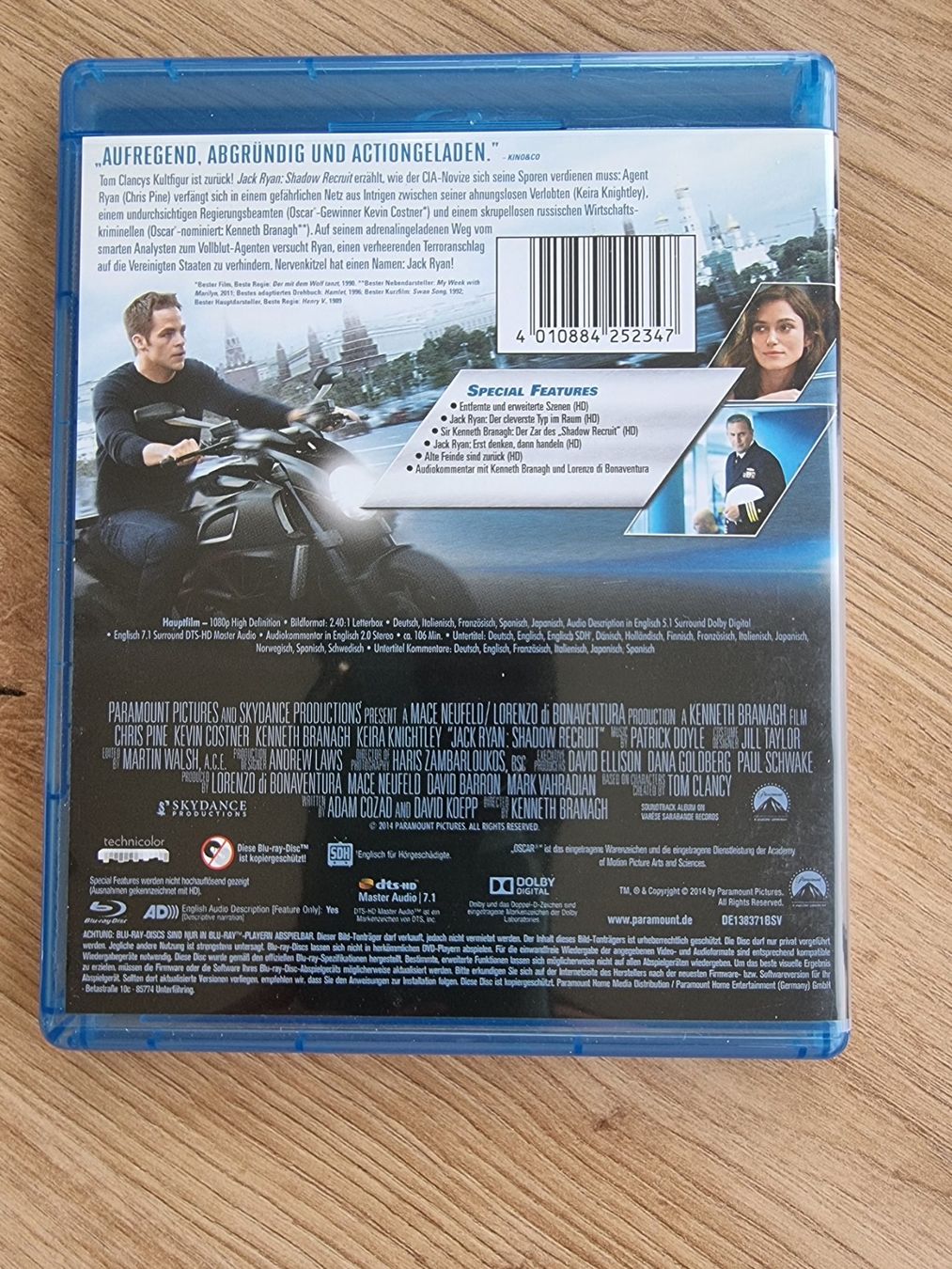 Tutti i DVDs: Jack Ryan Bluray Disc – Usato da Winterthur venduto da Christinakim 1