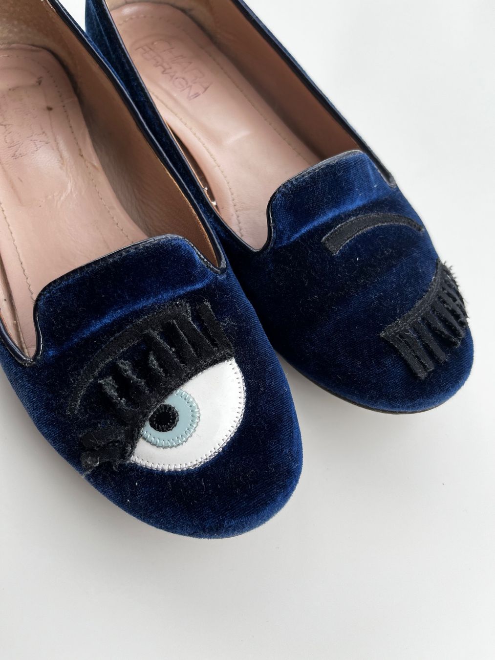 Scarpe da donna: Chiara Ferragni Samt Slipper Gr. 38 – Usato da Olten venduto da hahnice99 2