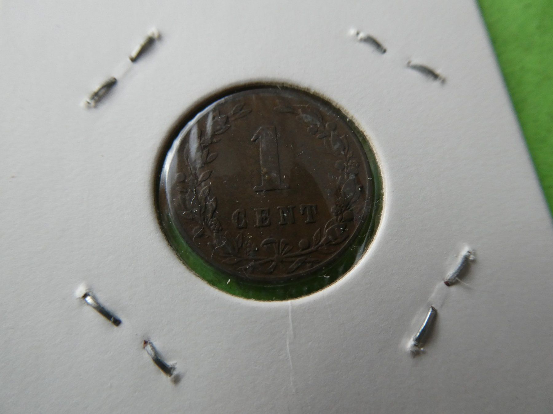 Alle Münzen: Niederlande 1883, 1 Cent – Gebraucht aus Hinterforst von Rohusri 1
