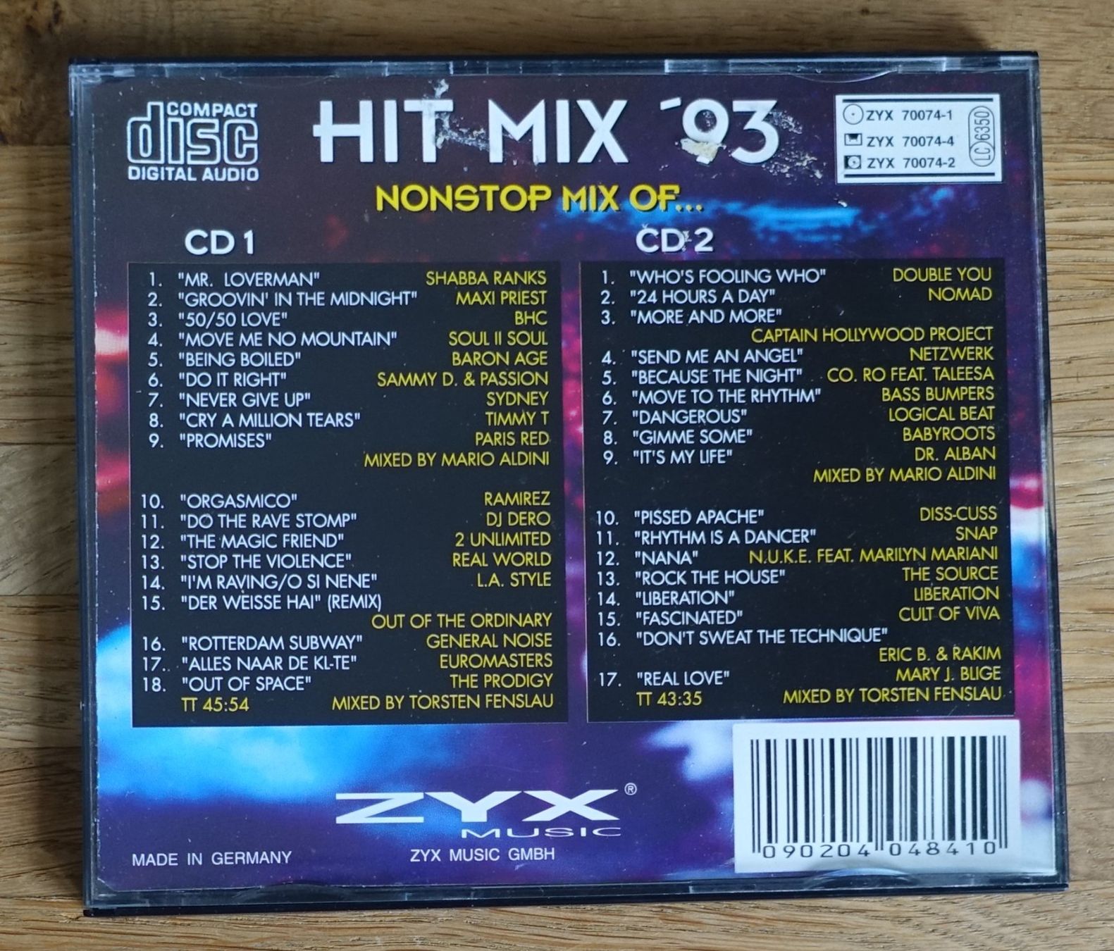 CD: Hit Mix '93 (2 CDs) - F30 – Usato da Sessa venduto da fraenklishop 1