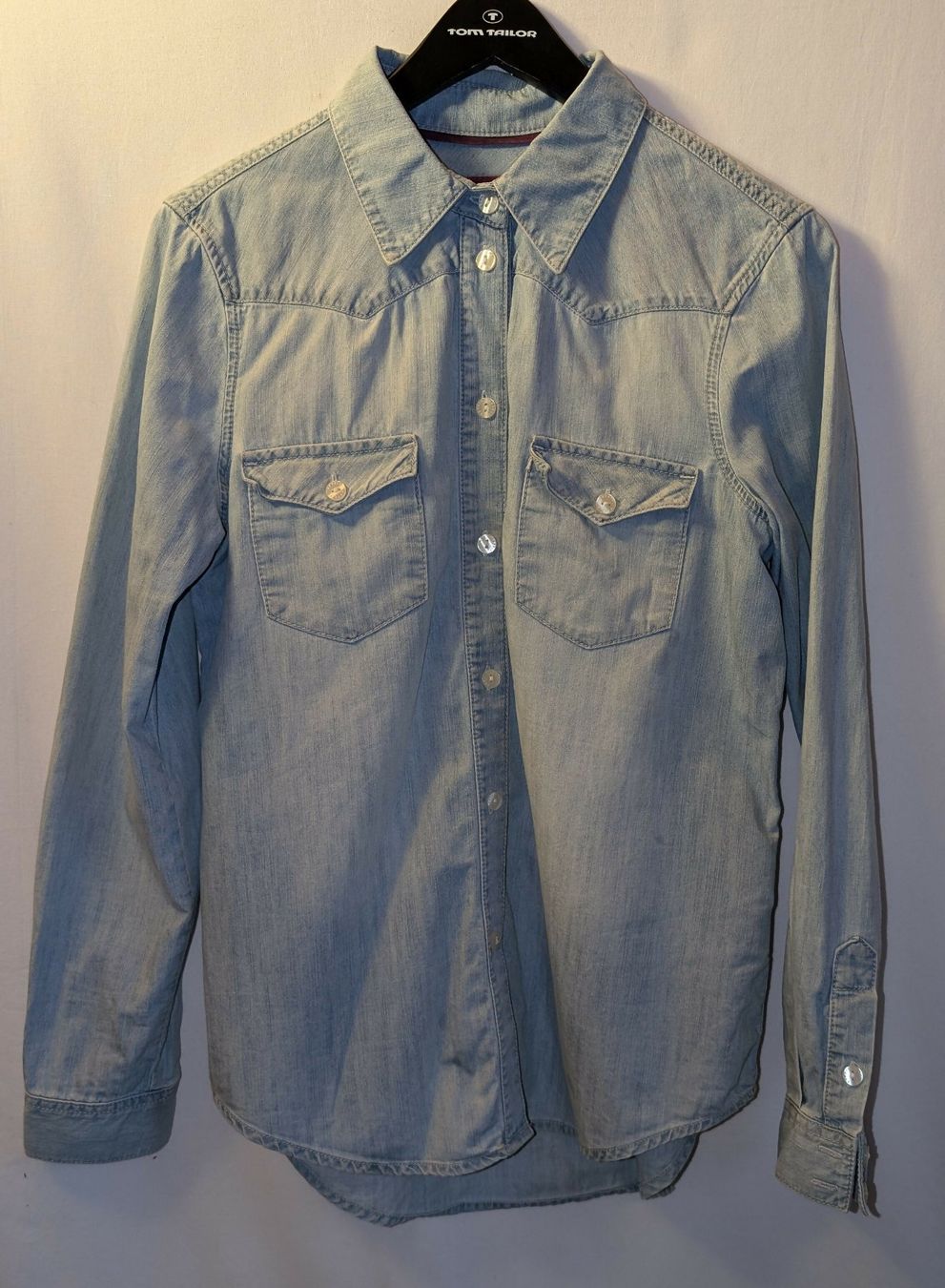 Camicie: Jeans Bluse Hemd hellblau Gr. 40 – Usato da Sarmenstorf venduto da taosun 2