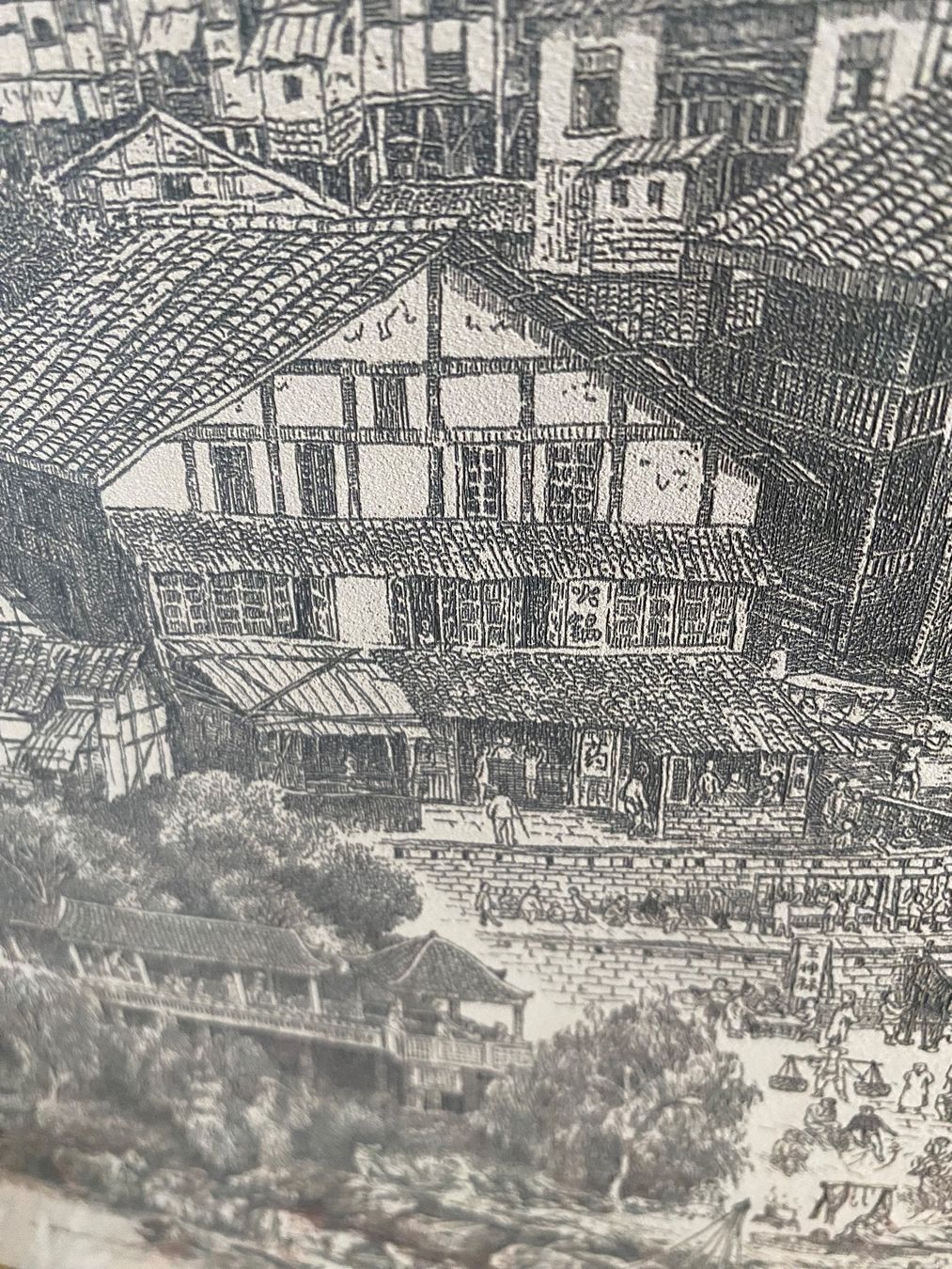 Foto & Immagini: Wandbild auf Stoff (China) – Usato da Münchwilen TG venduto da Mercurius63 5