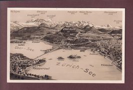 RAPPERSWIL und Umgebung - Vogelschau
