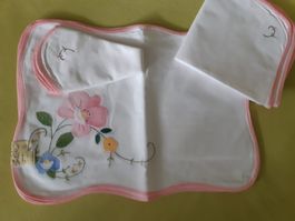 4 Tischsets mit Servietten NEU