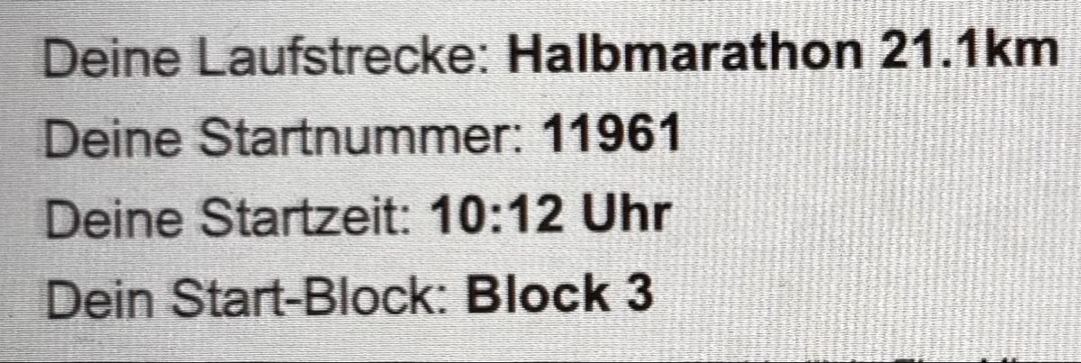 Biglietti: Greifenseelauf Startplatz Halbmarathon 21.1km  – Nuovo e nell'imballaggio originale da Uster venduto da feu_8pch