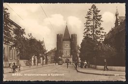 Basel, Missionsstrasse, Spalentor, Stras