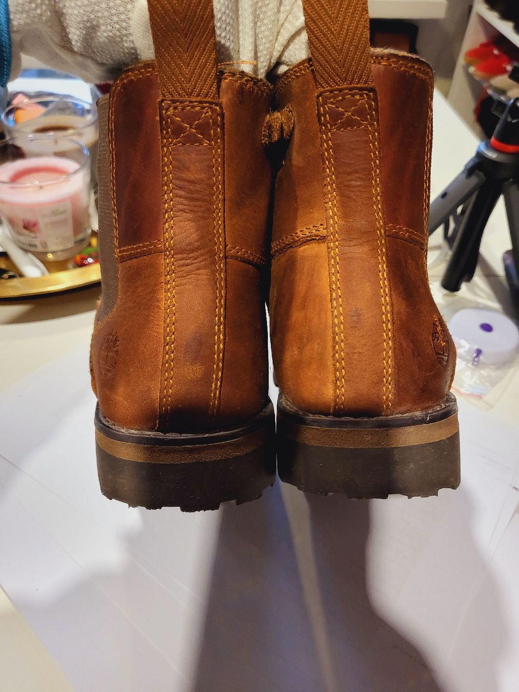 Timberland Herrenschuhe: Timberland Brown Leather Chelsea Boots. – Gebraucht aus Sarmenstorf von zuz_q5kq 7