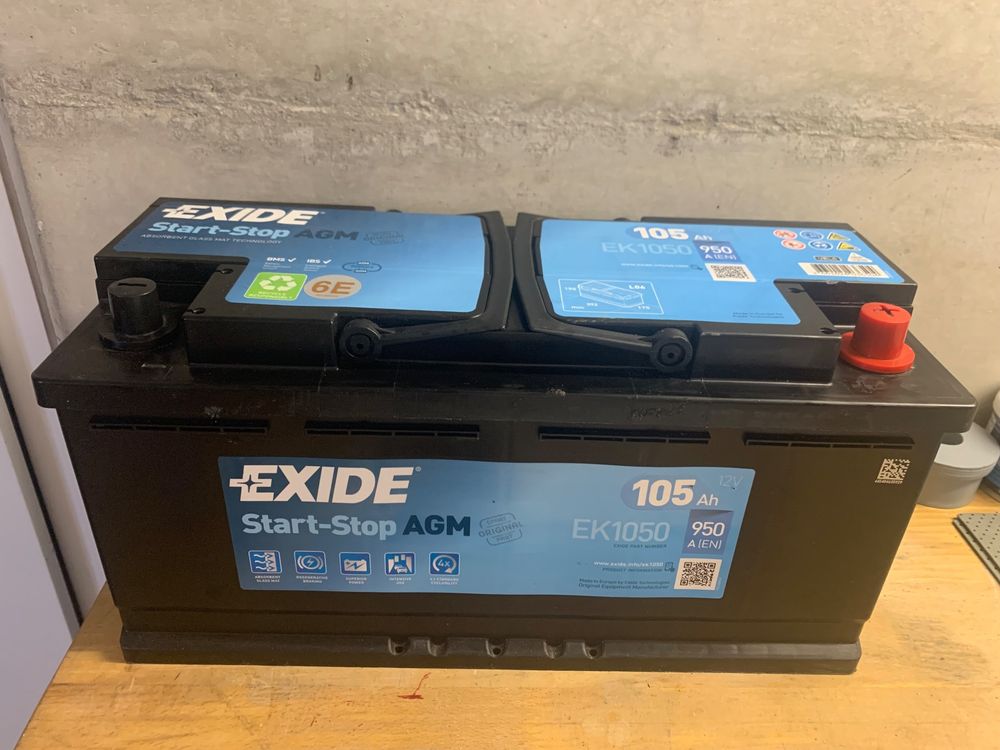 Exide AGM 105 ah EK1050 | Kaufen auf Ricardo