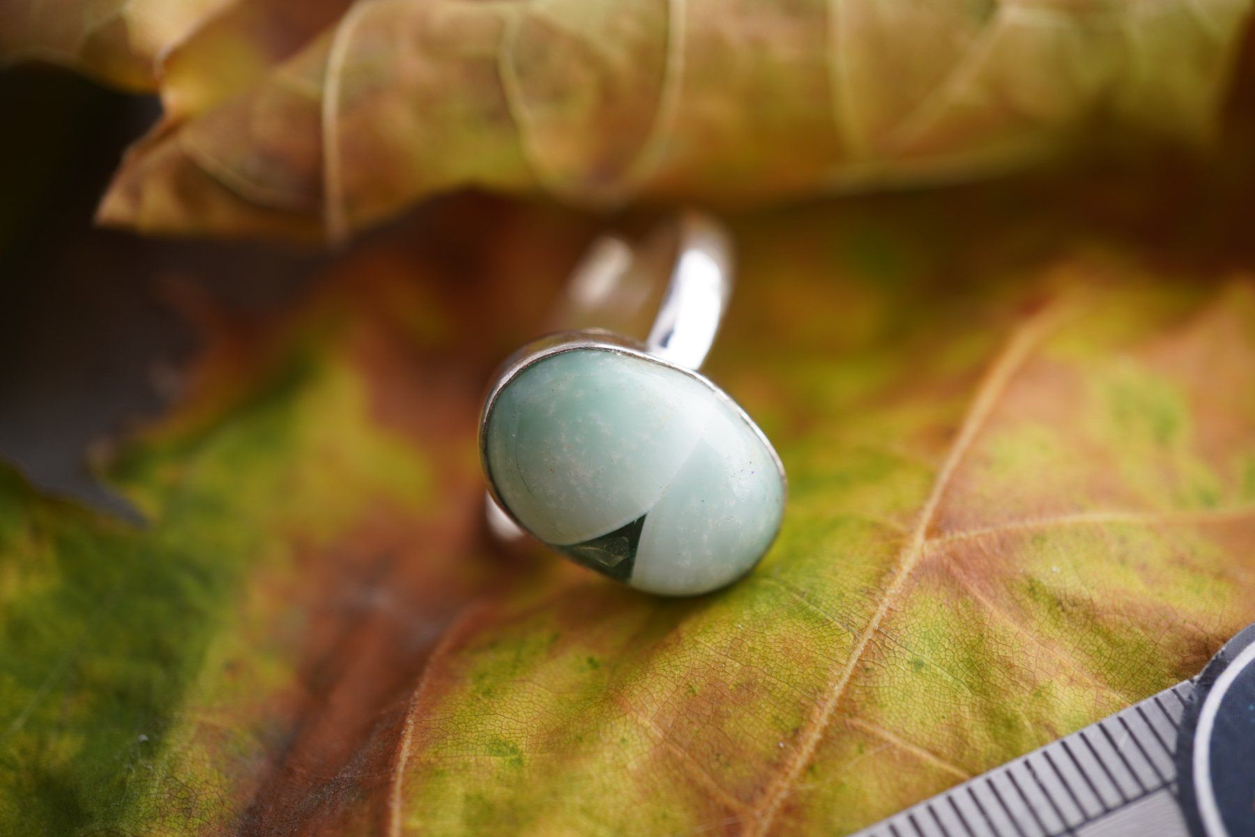 Minerali & Pietre curative: Aragonit Blau   ring Grösse  Variabel     (Räumung!) – Nuovo e nell'imballaggio originale da Eschenbach SG venduto da topstone 4