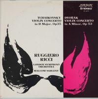 London CS 6215 / Tchaikovsky / Dvorak / Violin Conc. / Ricci