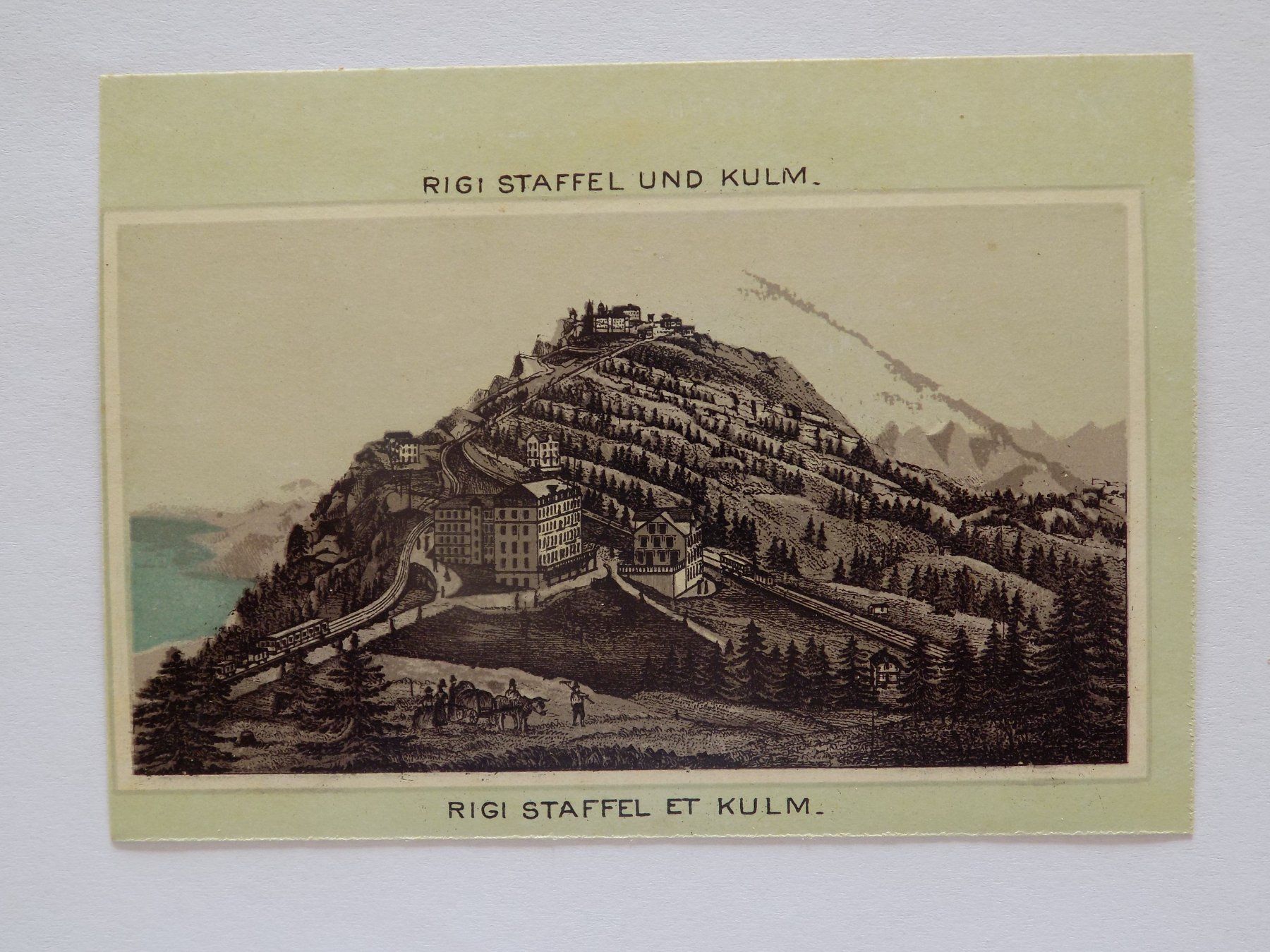 Incisioni: Rigi Staffel und Kulm – Usato da Risch venduto da Antikfee 1