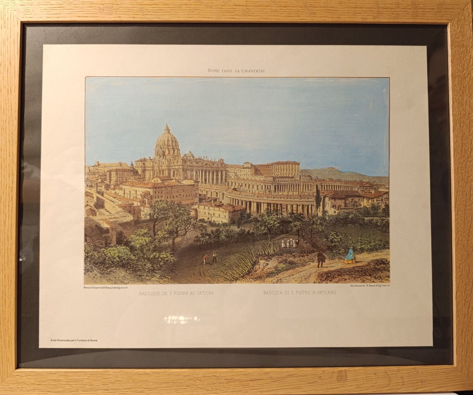 Poster & Bilder: Wandbild mit Rahmen: Sankt Peter im Vatikan – Gebraucht aus Bern von sim_8y66