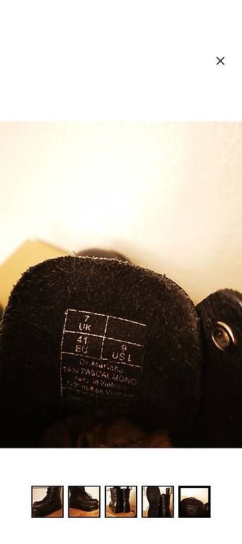 Dr. Martens Scarpe da uomo: Dr. Martens Boots Pascal mono 1400 all black – Usato da Ebikon venduto da isa_xjb2 4