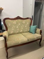 Sofa grün – Louis-Philippe-Stil